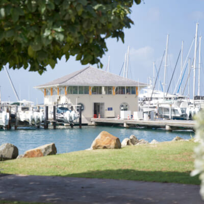 Around the marina